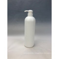 Empty white 8 16 32 oz 250 500 1000 ml boston Round lotion hdpe plastic pump bottle